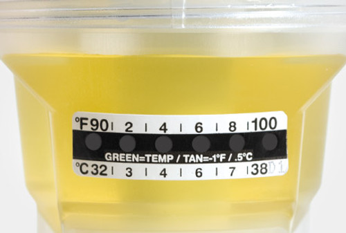 [URI-THERM-P] Liquid Crystal Thermometer Strips